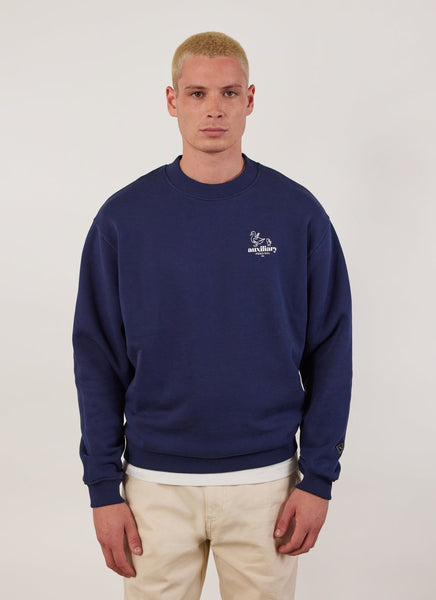 Port & Company Men's Big Perfect Crewneck Sweatshirt, Navy