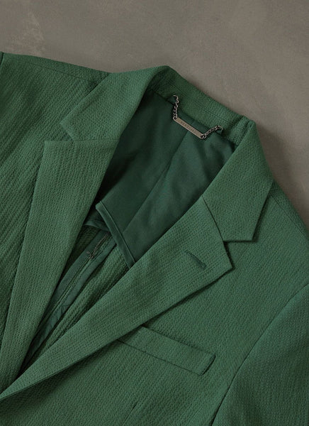 Mens green seersucker outlet suit