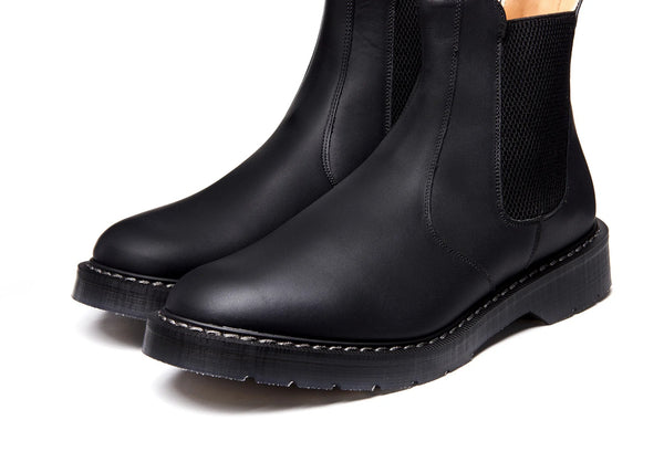 Solovair | Dealer Boot | Black | Percival Menswear