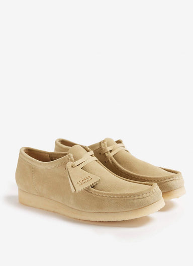 Clarks Originals Wallabee Cola Check Suede Shoes