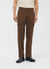 Casual Tailored Patch Pocket Trouser | Brown