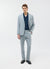 Tailored Linen Blazer | Light Blue