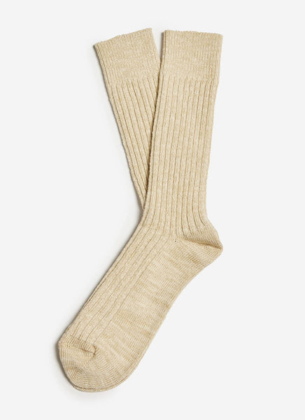 Men's Socks | Yellow Melange Cotton