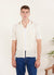 Alfie Knitted Polo | Cotton | Ecru