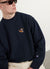 Crouching Tiger Sweatshirt | Champion and Percival | Navy