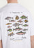 Fish Oversized T Shirt | Embroidered Organic Cotton | White