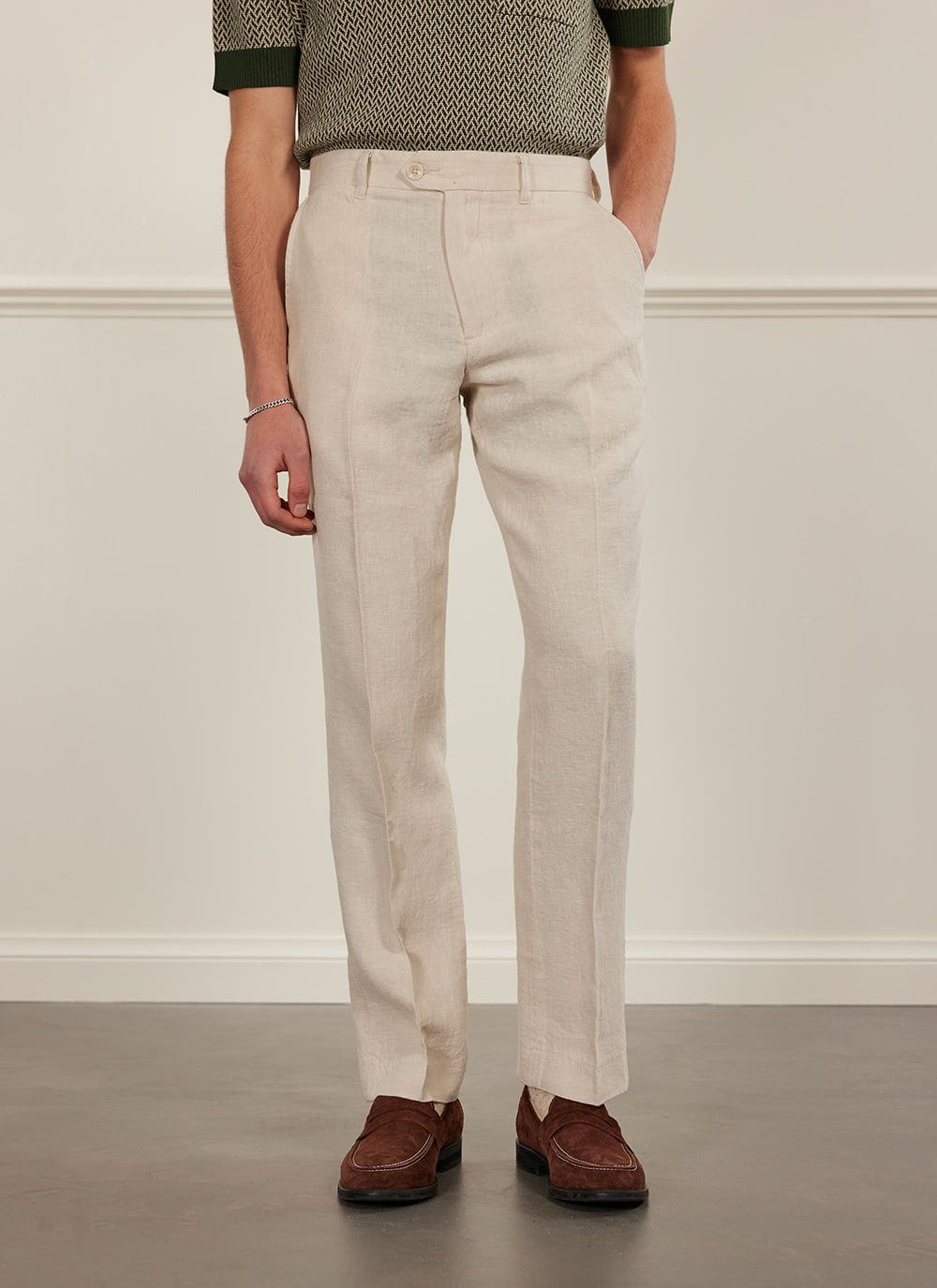 Linen Blended Pants - Buy online | John Henric