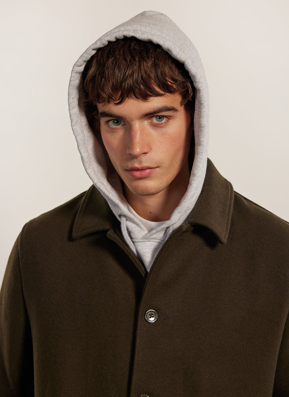 Olive peacoat outlet mens