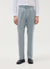 Pleated Tailored Trousers | Linen | Light Blue