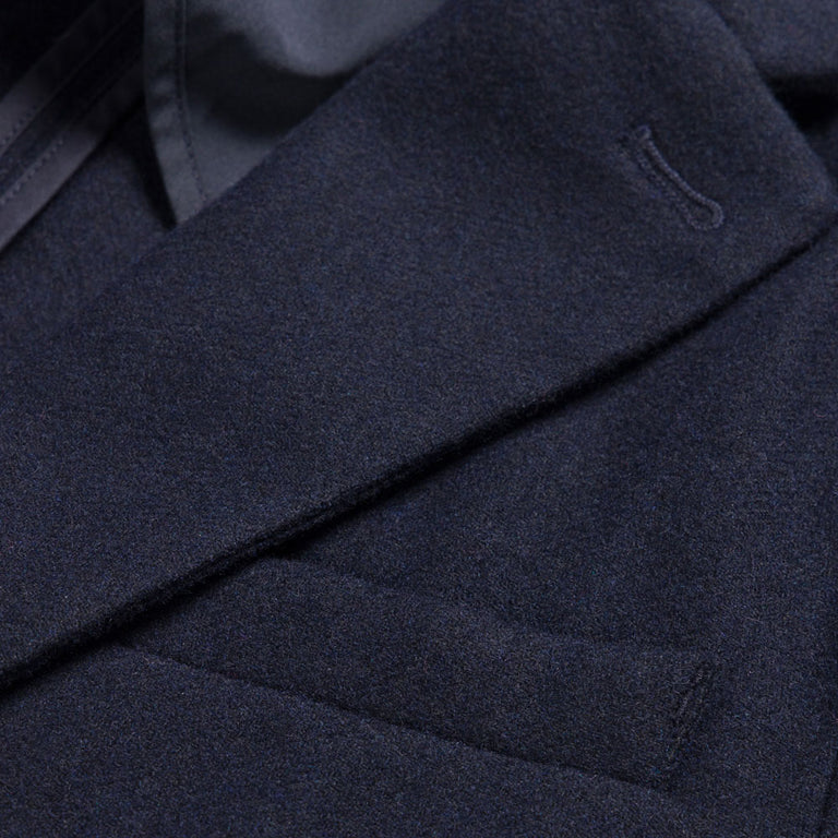 Navy premium wool blend suit pants