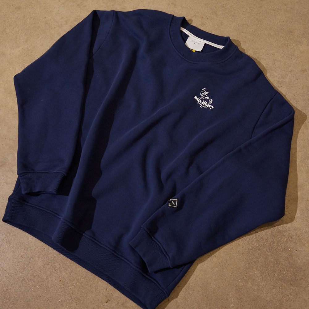 限定品】 Cloveru WING FOOT Crew Washed Navy - トップス