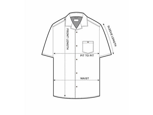 Men's Knitted Shirt Sleeve Shirt | Jacquard | Multicolour