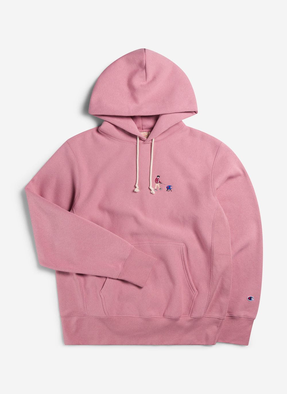 Baby pink outlet champion hoodie