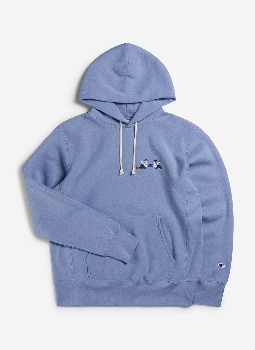 Light blue cheap hoodie champion