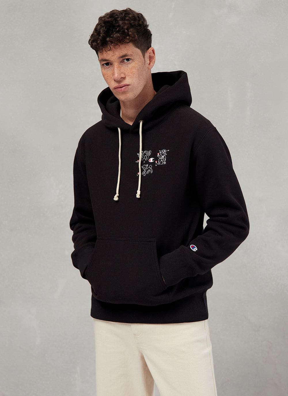 Champion x stussy outlet hoodie