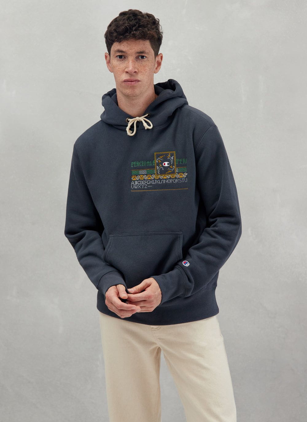 Champion sales stitched hoodie