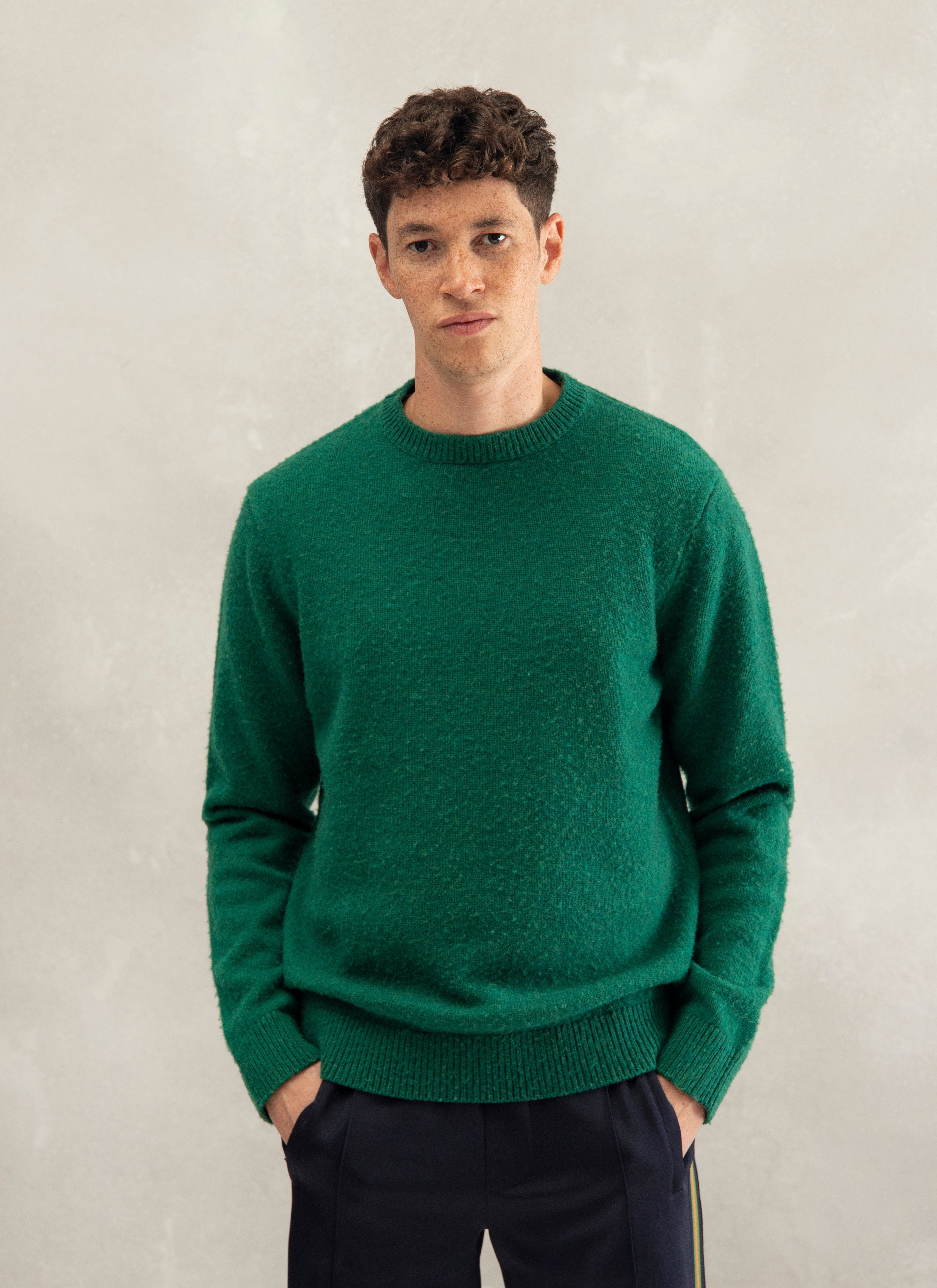 Brushed wool outlet sweater