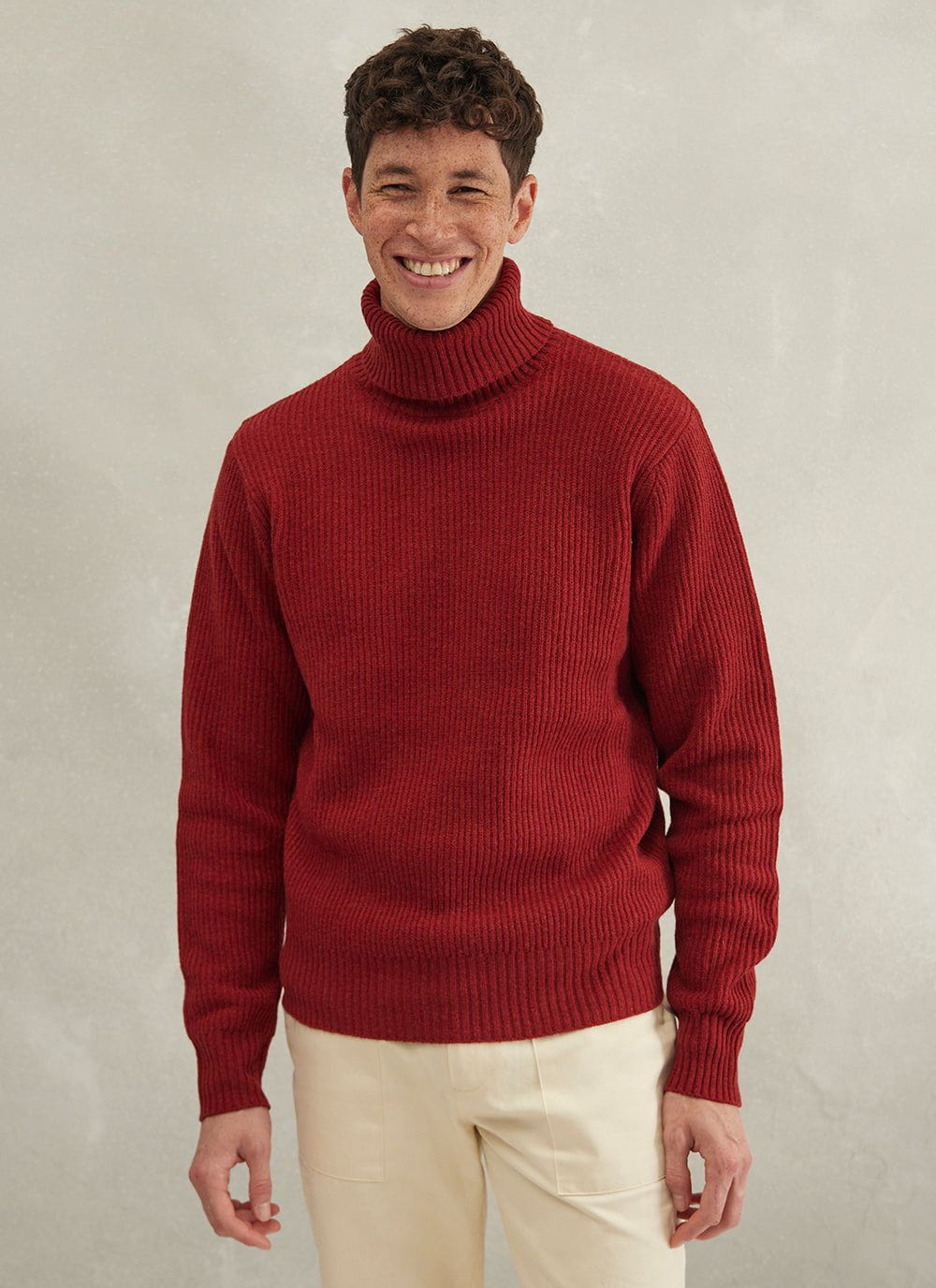 Merino wool hot sale roll neck