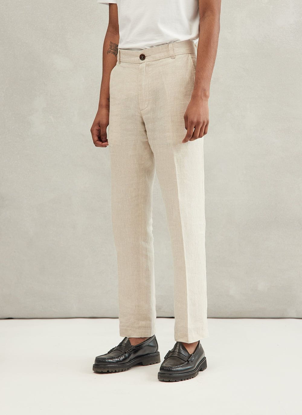 Slim-fit stretch cotton pants - Men | Mango Man USA